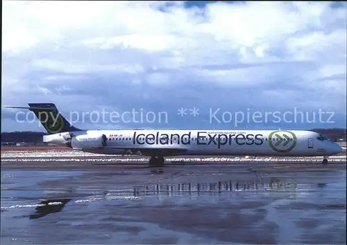 Flugzeuge Zivil Iceland Express Boeing MD 90 30 Hello HB JIF  Kat. Airplanes Avions