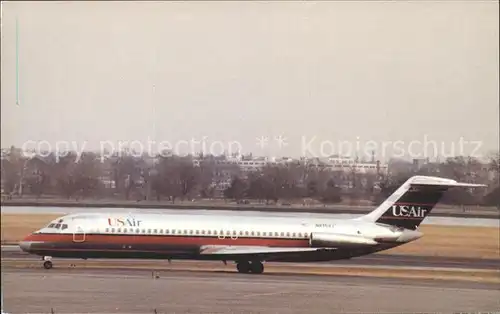 Flugzeuge Zivil USAir DC 9 30  Kat. Airplanes Avions