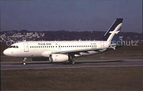 Flugzeuge Zivil SilkAir A319 9V SBA  Kat. Airplanes Avions