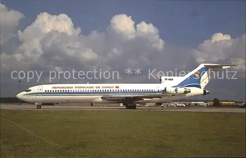 Flugzeuge Zivil Republique Populaire du Congo Boeing 727 2M7 TN AEB c n 21655 Kat. Airplanes Avions