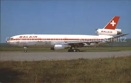 Flugzeuge Zivil Balair AG McDonnell Douglas DC 10 30 HB IHK c n 46998 267 Kat. Airplanes Avions