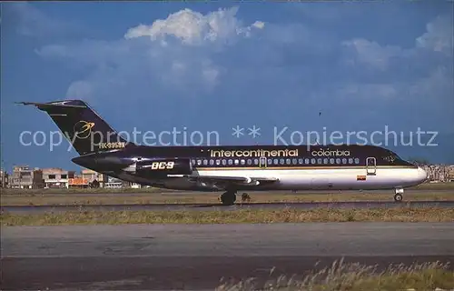 Flugzeuge Zivil Intercontinental Colombia McDonnell Douglas DC 9 15 HK3958X cn45738  fn54  Kat. Airplanes Avions