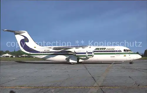 Flugzeuge Zivil SAM Colombia British Aerospace Avro RJ100 Avroliner BAe 146 RJ100A N511MM cn E3255  Kat. Airplanes Avions