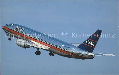 Flugzeuge Zivil USAir Boeing 737 401 N421US  Kat. Airplanes Avions