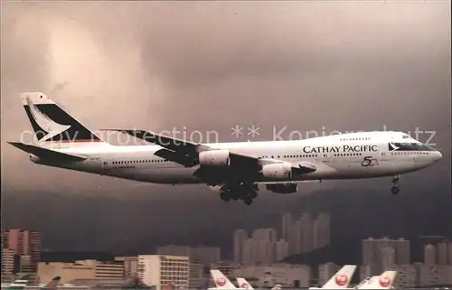 Flugzeuge Zivil Cathay Pacific Boeing 747 200 VR HIF  Kat. Airplanes Avions