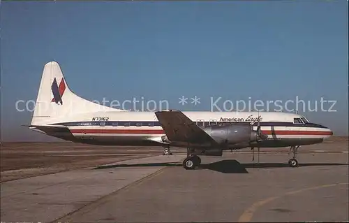 Flugzeuge Zivil American Eagle Convair 580 N73162 s n 361  Kat. Airplanes Avions