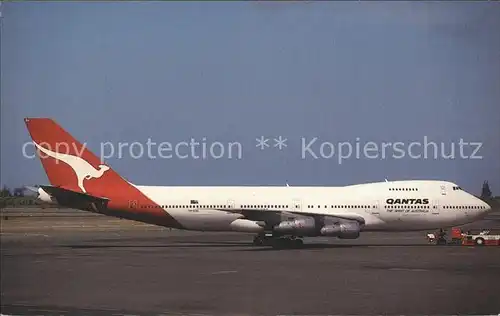 Flugzeuge Zivil Qantas Airways Boeing 747 238B VH EBA c n 20009  Kat. Airplanes Avions