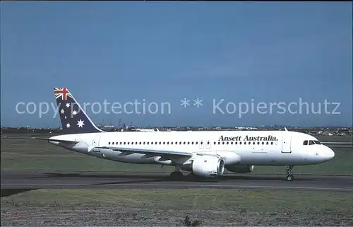 Flugzeuge Zivil Ansett Australia A320  Kat. Airplanes Avions