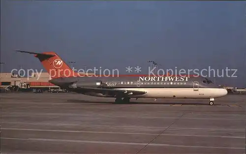 Flugzeuge Zivil Northwest McDonnell Douglas DC 9 15F N9357 s n 47156  Kat. Airplanes Avions