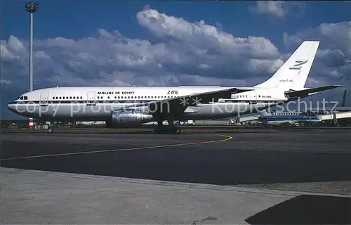 Flugzeuge Zivil ZAS Airline of Egypt A300B4 203 c n 192 SU DAN  Kat. Airplanes Avions