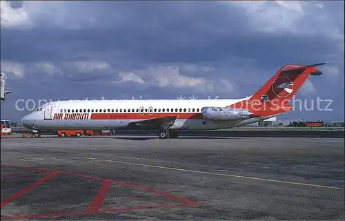 Flugzeuge Zivil Air Djibouti DC 9 32 YU AJI c n 47563  Kat. Airplanes Avions