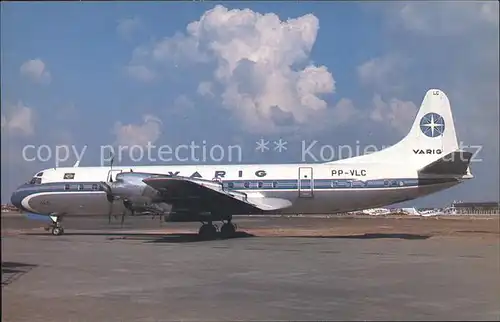 Flugzeuge Zivil Varig Lockheed L 188A Electra PP VLC 1093  Kat. Airplanes Avions