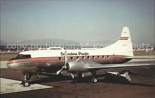 Flugzeuge Zivil Canadian Pacific Airlines Convair 240 CF CUX c n 96 Kat. Airplanes Avions