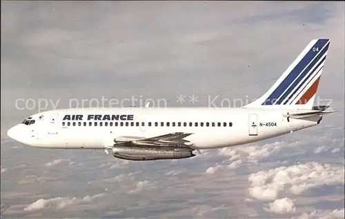Flugzeuge Zivil Air France Boeing 737 247 N4504 c n 19601  Kat. Airplanes Avions