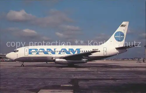 Flugzeuge Zivil Pan Am Boeing 737 222 N69AF s n 19059  Kat. Airplanes Avions
