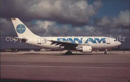 Flugzeuge Zivil PanAm A310 324 N812PA s n 442  Kat. Airplanes Avions