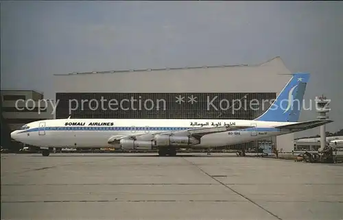 Flugzeuge Zivil Somali Airlines Boeing 707 330B 60 SBS c n 19315  Kat. Airplanes Avions