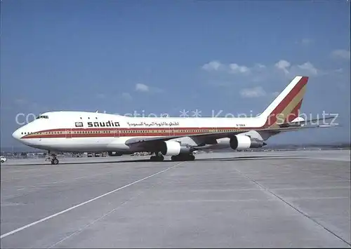 Flugzeuge Zivil Saudia Boeing 747 146 N703CK cn 19727 Kat. Airplanes Avions