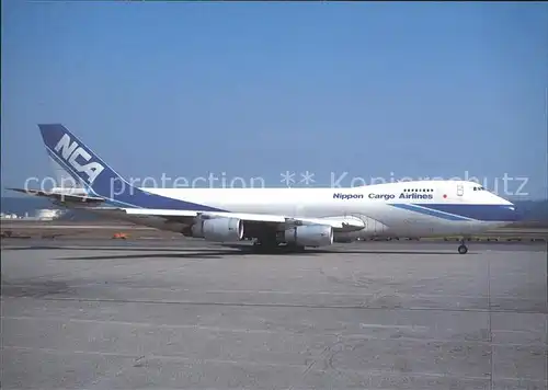 Flugzeuge Zivil Nippon Cargo Airlines Boeing 747 281F JA8167 cn23138  Kat. Airplanes Avions
