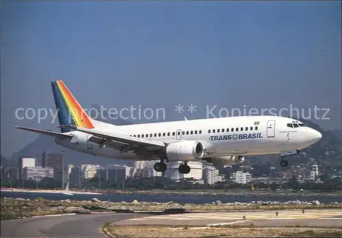 Flugzeuge Zivil Transbrasil B737 3Q4 24209 PT TEG Kat. Airplanes Avions