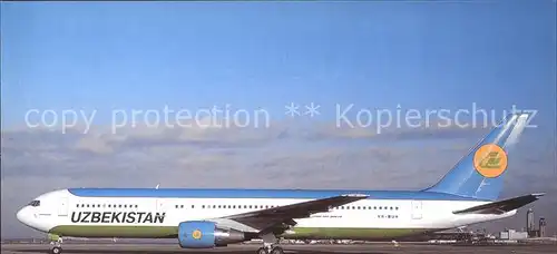 Flugzeuge Zivil Uzbekistan Airlines Boeing B 767 300 VR BUA  Kat. Airplanes Avions