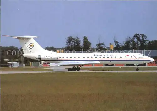 Flugzeuge Zivil Albanian Airlines Tupolev TU 134A 3 LZ TUN c n  Kat. Airplanes Avions