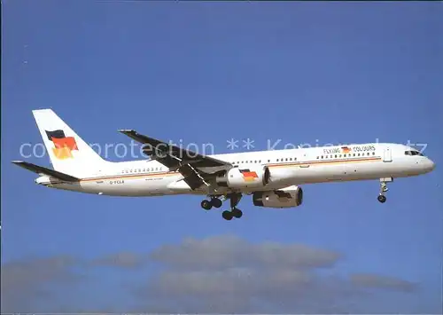 Flugzeuge Zivil Flying Colours Boeing B 757 28A G FCLA c n 27621 738 Kat. Airplanes Avions