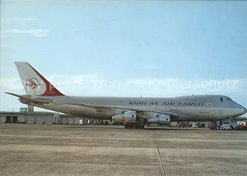 Flugzeuge Zivil Korean Air Cargo Boeing 747 2B5F  Kat. Airplanes Avions