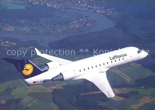 Lufthansa Canadair Jet CL 600 D ACLZ  Kat. Flug