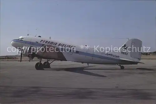 Flugzeuge Zivil Pyramid Airlines DC3 N893  Kat. Airplanes Avions