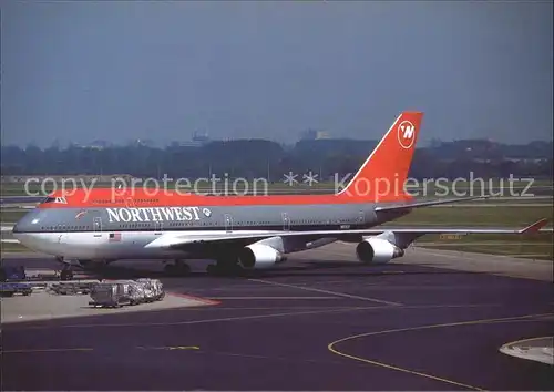 Flugzeuge Zivil Northwest Airlines B747 451 N669US c n 24224 803  Kat. Airplanes Avions