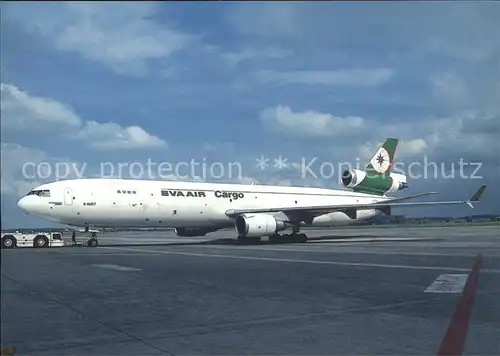 Flugzeuge Zivil Eva Air MD 11 F B 16107 c n 48546 589 Kat. Airplanes Avions