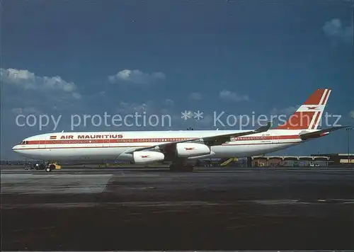 Flugzeuge Zivil Air Mauritius A340 313 3B NBD c n 194 Kat. Airplanes Avions