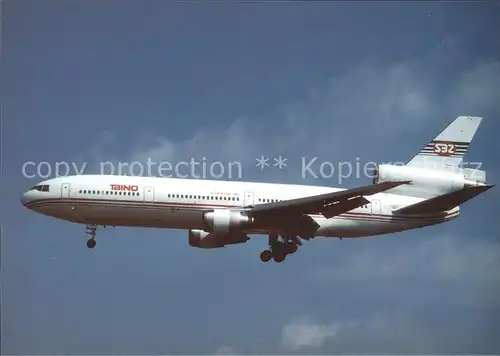 Flugzeuge Zivil Taino McDDouglas Dc 10 30 F GHOI c n 46870 217 Kat. Airplanes Avions