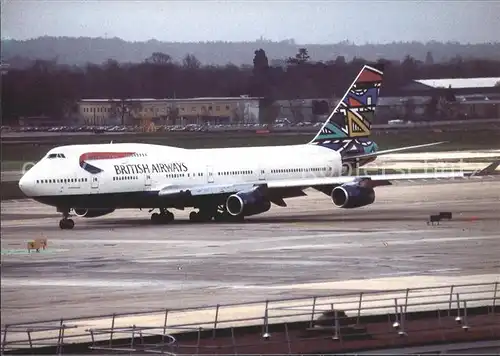 Flugzeuge Zivil British Airways Boeing 747 436 G BNLJ c n 24052 789 Kat. Airplanes Avions