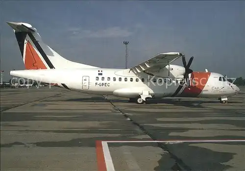 Flugzeuge Zivil CAP Airlines ATR42 320 F GPEC c n 064  Kat. Airplanes Avions