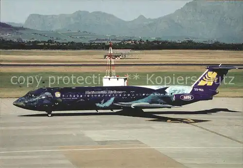 Flugzeuge Zivil Nationwide Airlines The Right Whale Colours BAC 1 11 537GF ZS NUI c n 258 Kat. Airplanes Avions