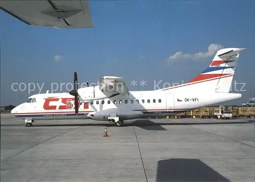Flugzeuge Zivil Aerospatiale Alenia ATR42 300 OK VFI cn 173 Kat. Airplanes Avions