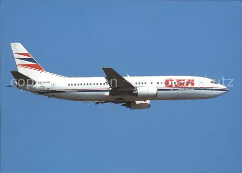 Flugzeuge Zivil CSA Boeing 737 45S OK DGM cn 28473  Kat. Airplanes Avions