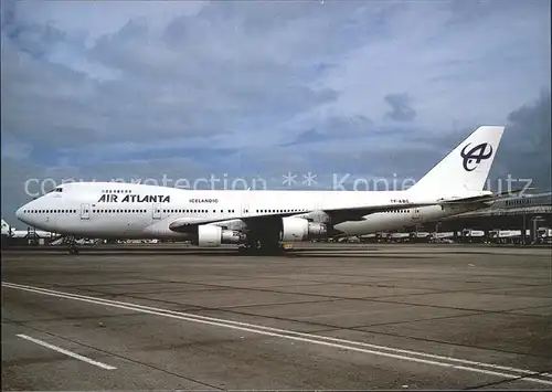 Flugzeuge Zivil Air Atlanta Icelandic Boeing B 747 TF ABG  Kat. Airplanes Avions