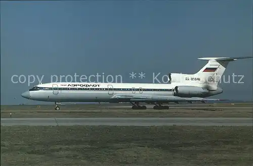 Flugzeuge Zivil Aeroflot Tupolev Tu 154M RA 85648 c n 786  Kat. Airplanes Avions