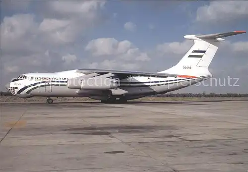 Flugzeuge Zivil Uzbekistan Airways Ilyushin IL 76 76449 Kat. Airplanes Avions