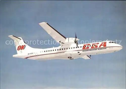 Flugzeuge Zivil CSA Ceskolovenske Aerolinie ATR72 OK XFA  Kat. Airplanes Avions