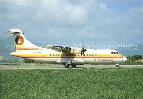 Flugzeuge Zivil Air Guadeloupe ATR42 F OGNE  Kat. Airplanes Avions