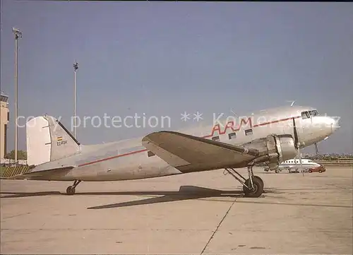 Flugzeuge Zivil ARM DC 3 EC FDH  Kat. Airplanes Avions