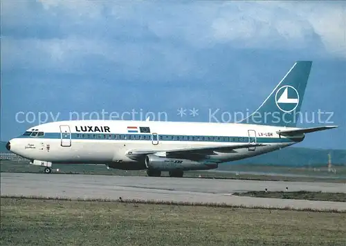 Flugzeuge Zivil Luxair Boeing 737 2 adv LX LGH  Kat. Airplanes Avions