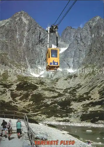 Seilbahn Vysoke Tatry Skalnate Pleso Lonmicky Stit  / Bahnen /