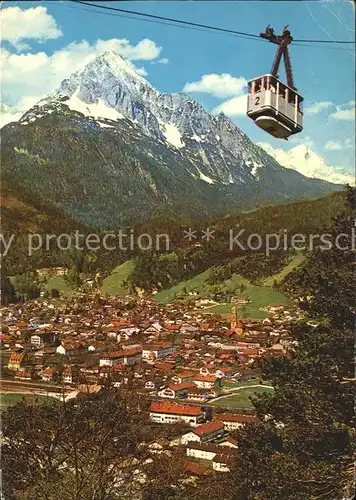 Seilbahn Karwendelbahn Mittenwald Wettersteinspitze Alpspitze / Bahnen /