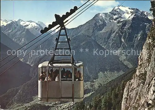 Seilbahn Penken Gruenberg Mayrhofen Zillertal / Bahnen /