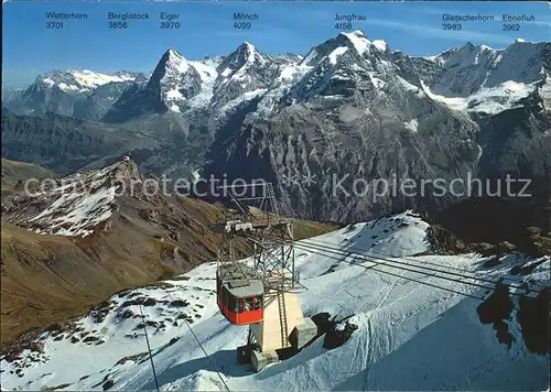 Seilbahn Schilthorn Muerren Berner Oberland  / Bahnen /